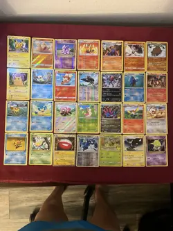 Pokemon Card Lot 28 Cards Holo & Reverse Pikachu Zoroark Hydreigon - Image 1
