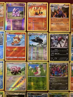 Pokemon Card Lot 28 Cards Holo & Reverse Pikachu Zoroark Hydreigon - Image 4
