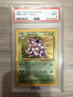1999 Pokemon Nidoking PSA 9 Mint Holo #11 Base Set - Image 1