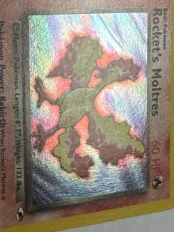 Pokemon TCG Rockets Moltres Holo Rare Card Gym Heroes Unlimited - Image 3