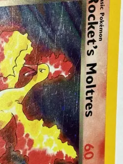 Pokemon TCG Rockets Moltres Holo Rare Card Gym Heroes Unlimited - Image 4