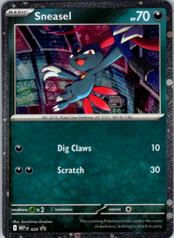 Sneasel (Cosmos Holo) 020 Promo - Pokemon TCG ME: Mega Evolution Promo - Image 1