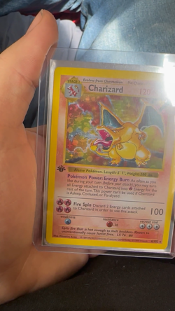 Fan made art work Charizard 4/102 First edition Holo Rare 1999 Pokemon Base Set - Image 2