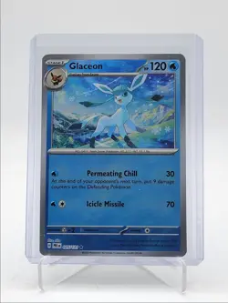GLACEON 2025 POKEMON PRISMATIC EVOLUTIONS RARE REVERSE FOIL 025/131 Q5542 - Image 1