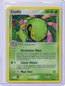 2006 Cradily Pokemon Legend Maker Holo Rare 3/92 - Image 1