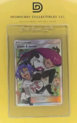 🔥Pokemon TCG Jessie & James Trainer Full Art Ultra Rare Card 68/68 Hidden Fates - Image 1