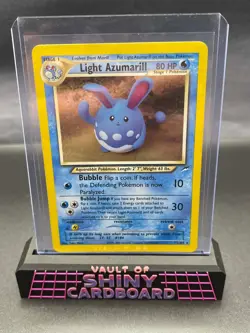 Pokemon WOTC Neo Destiny Light Azumarill 13/105 Rare MP Vintage - Image 1