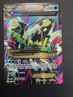 Primal Kyogre EX 149/160 Ultra Rare Primal Clash Pokemon Card LP - Image 1