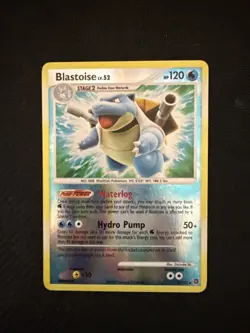 Pokemon TCG Blastoise Reverse Holo Rare Card 2/132 D&P: Secret Wonders Lv.52 - Image 1