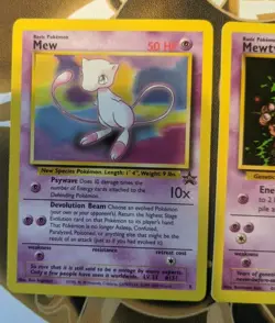 Pokemon WOTC Black Star Promo Lot – Mew #8 & Mewtwo #14 – NM - Image 2