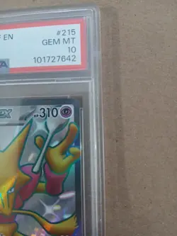 2024 POKEMON PAF EN-PALDEAN FATES SHINY ULTRA RARE #215 ALAKAZAM EX PSA 10 - Image 4
