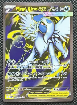 Pokemon TCG Mega Absol ex 161/132 ME01: Mega Evolution Ultra Rare - Image 1