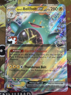 Iono's Bellibolt ex 053/159 Pokemon Play! Prize Pack Play Stamp Series 7 - Image 1