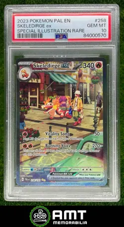 Skeledirge ex PSA 10 2023 Pokemon Scarlet Violet EN Paldea Evolved #258/193 0570 - Image 1