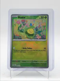 BUDEW 2025 POKEMON PRISMATIC EVOLUTIONS MASTERBALL FOIL 004/131 Q5542 - Image 1