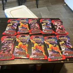 10x Pokemon TCG Destined Rivals 10x Booster Packs - Image 1