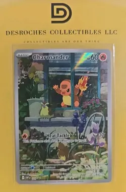 🔥Charmander 044 SVP Black Star Promo Pokemon TCG Obsidian Flames Sleeved🔥📈 - Image 3