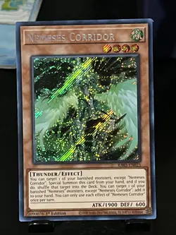 YuGiOh! Nemeses Corridor RA03-EN025 Secret Rare 1st Edition NM/M English - Image 1