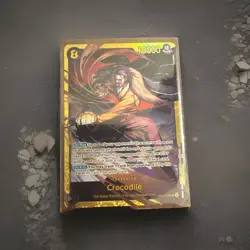Crocodile OP14-120 Secret Alternate Art The Azure Sea's Seven Sec One Piece - Image 1