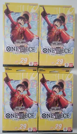 One Piece Egghead Starter Deck [ST29] English Version Lot Of (4) New Sealed - Image 1