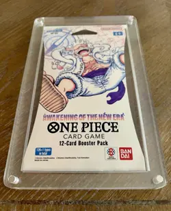 One Piece Awakening Of The New Era Sleeved Booster Pack, With Acrylic Case - Image 1