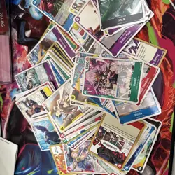Bandai One Piece OP-14 Game Card 127x Mixed Cards Lot - Image 1