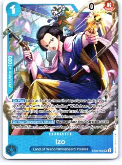 #ST22-002 Izo One Piece Starter Deck 22: Ace & Newgate Super Rare - Image 1