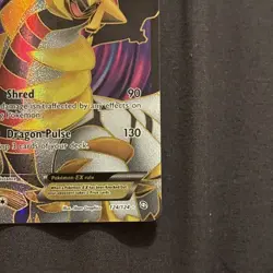 Giratina EX 124/124 Dragons Exalted 2012 Full Art Holo Rare Pokemon Card TCG NM - Image 5