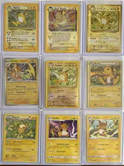 Pokemon Card Lot Raichu WOTC Vintage holo 1st Edition - Image 1