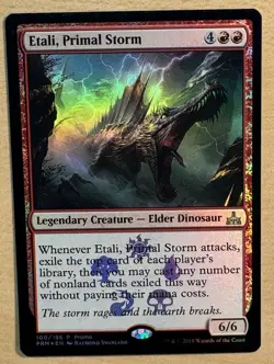 MTG Etali, Primal Storm Foil Card, Media Promos, Rare - Image 1