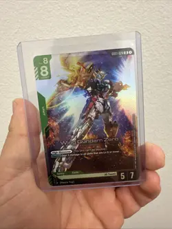Wing Gundam Zero GD01-024 Newtype Rising Gundam Card Game TCG - NM LR Foil - Image 1