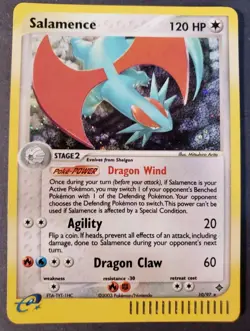 Pokemon Salamence EX Dragon Holo Card 10/97 Lightly Played See Pictures - Image 1
