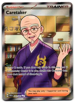 Caretaker 203/167 - Twilight Masquerade Ultra Rare Pokemon TCG - LP Card - Image 1