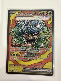 Pokemon TCG Teal Mask Ogerpon EX Prismatic Evolutions Card 145/131 NM Condition - Image 1