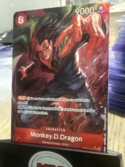 One Piece Card Game Monkey D Dragon OP07-015 Alt Art SR Near Mint - Image 3