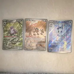 Pokemon SV 151 TCG 3 Card Lot AR Nidoking Poliwhirl Mr Mime - Image 1