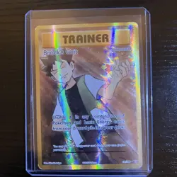 Brock's Grit 107 XY Evolutions Full Art FA Trainer Supporter Card Pokemon TCG - Image 1