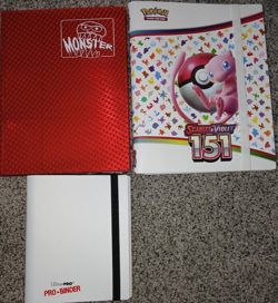 Empty Card Binder Lot Monster Pokemon 151 - Image 1