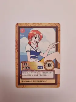 One Piece Carddass Hyper Battle Nami C09 1999 Rookie Japanese Vintage Card - Image 1