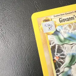 Pokemon Giovanni's Machamp Gym Challenge Holo Rare 100 HP Card 6/132 English - Image 4