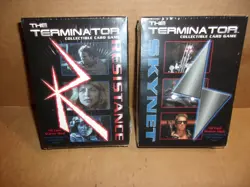 2 New The Terminator CCG Starter Game 50 Card Decks Resistance & Skynet Packs - Image 1