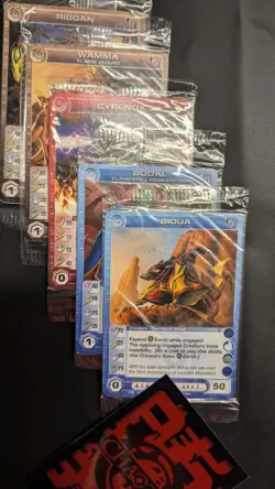 Chaotic Fire And Stone 3 Card Promo Lot Of 10x Sealed - Image 1