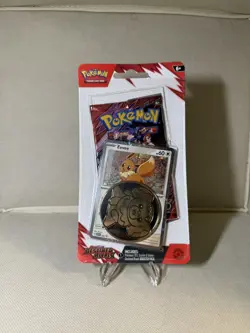 Pokemon TCG Eevee Card & Coin Blister Pack Set - Image 5