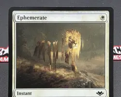 MTG Ephemerate- DAMAGED -Modern Horizons Magic the Gathering Card # 007 - Image 3