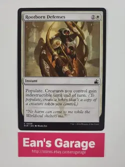 Magic the Gathering MTG Rootborn Defenses 026 RVR Ravnica Remastered common - MN - Image 1