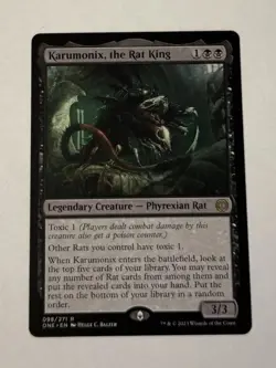 MTG Karumonix, the Rat King - Phyrexia: All Will Be One LP - Image 1