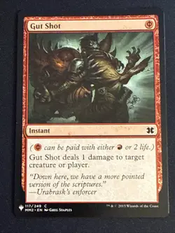 1x Gut Shot (117) Mystery Booster LP MTG Magic the Gathering x1 MKE - Image 1