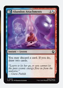 Abandon Attachments (Foil) | MTG TLA | Izzet Instant Lesson Discard Draw | NM - Image 1