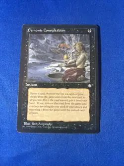 DEMONIC CONSULTATION LP Ice Age mtg Magic fast shipping - Image 1