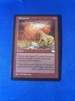 FIRESTORM LP Weatherlight Reserved List mtg Magic fast shipping - Image 1